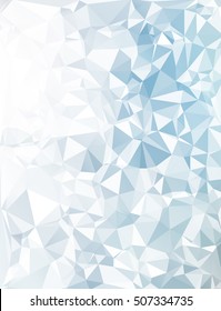 Blue Polygonal Mosaic Background, Creative Design Templates