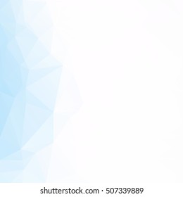 Blue Polygonal Mosaic Background, Creative Design Templates