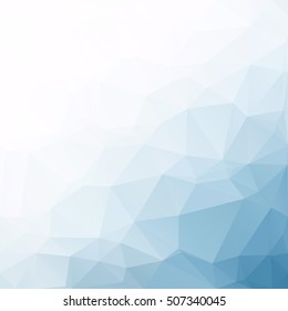 Blue Polygonal Mosaic Background, Creative Design Templates