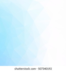Blue Polygonal Mosaic Background, Creative Design Templates