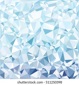 Blue Polygonal Mosaic Background, Creative Design Templates