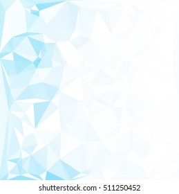 Blue Polygonal Mosaic Background, Creative Design Templates