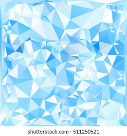 Blue Polygonal Mosaic Background, Creative Design Templates