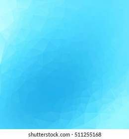 Blue Polygonal Mosaic Background, Creative Design Templates