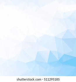 Blue Polygonal Mosaic Background, Creative Design Templates