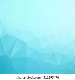 Blue Polygonal Mosaic Background, Creative Design Templates