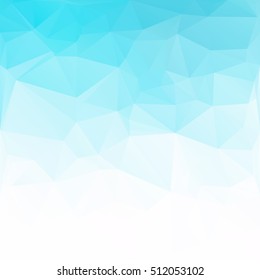 Blue Polygonal Mosaic Background, Creative Design Templates