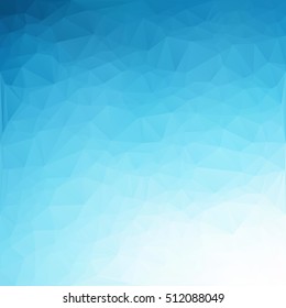 Blue Polygonal Mosaic Background, Creative Design Templates