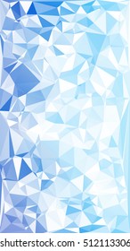 Blue Polygonal Mosaic Background, Creative Design Templates