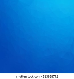 Blue Polygonal Mosaic Background, Creative Design Templates