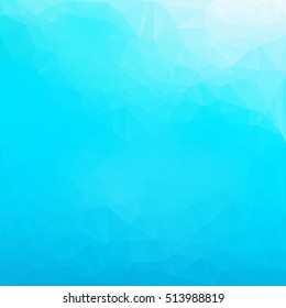 Blue Polygonal Mosaic Background, Creative Design Templates