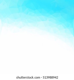 Blue Polygonal Mosaic Background, Creative Design Templates