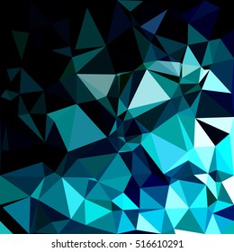 Blue Polygonal Mosaic Background, Creative Design Templates