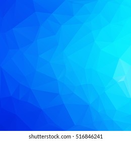 Blue Polygonal Mosaic Background, Creative Design Templates