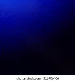 Blue Polygonal Mosaic Background, Creative Design Templates