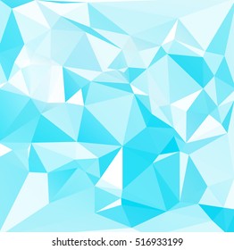 Blue Polygonal Mosaic Background, Creative Design Templates