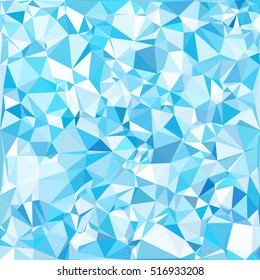 Blue Polygonal Mosaic Background, Creative Design Templates