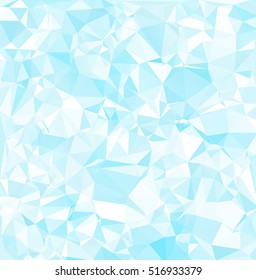 Blue Polygonal Mosaic Background, Creative Design Templates