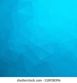 Blue Polygonal Mosaic Background, Creative Design Templates