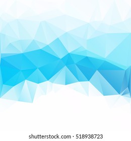 Blue Polygonal Mosaic Background, Creative Design Templates