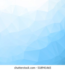 Blue Polygonal Mosaic Background, Creative Design Templates