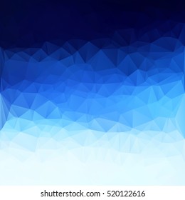 Blue Polygonal Mosaic Background, Creative Design Templates