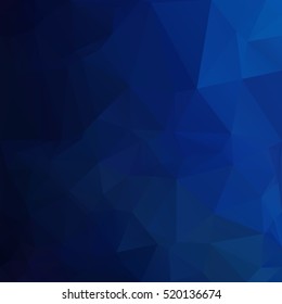 Blue Polygonal Mosaic Background, Creative Design Templates