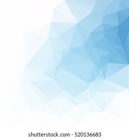 Blue Polygonal Mosaic Background, Creative Design Templates