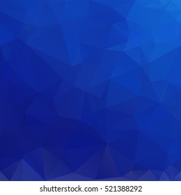 Blue Polygonal Mosaic Background, Creative Design Templates
