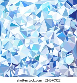 Blue Polygonal Mosaic Background, Creative Design Templates