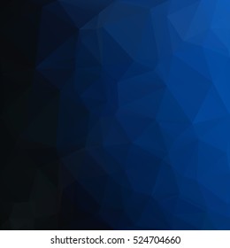 Blue Polygonal Mosaic Background, Creative Design Templates