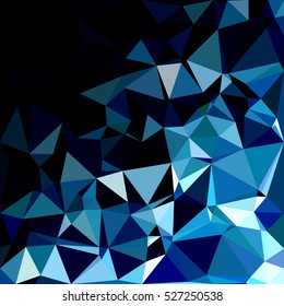 Blue Polygonal Mosaic Background, Creative Design Templates