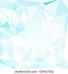 Blue Polygonal Mosaic Background, Creative Design Templates