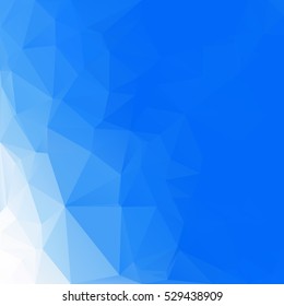 Blue Polygonal Mosaic Background, Creative Design Templates