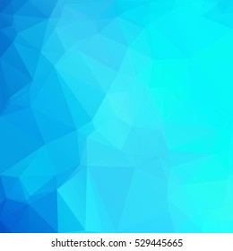 Blue Polygonal Mosaic Background, Creative Design Templates