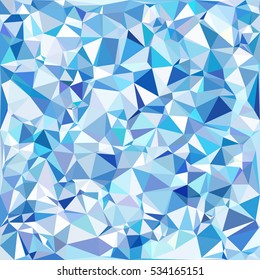 Blue Polygonal Mosaic Background, Creative Design Templates