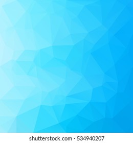 Blue Polygonal Mosaic Background, Creative Design Templates
