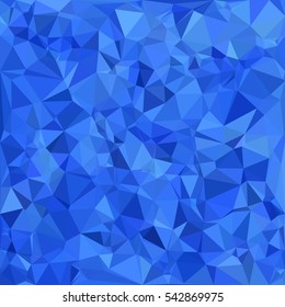 Blue Polygonal Mosaic Background, Creative Design Templates