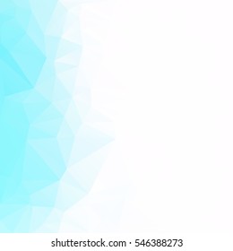 Blue Polygonal Mosaic Background, Creative Design Templates