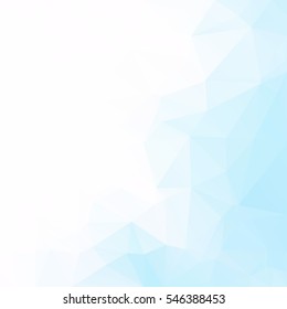 Blue Polygonal Mosaic Background, Creative Design Templates
