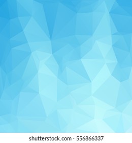 Blue Polygonal Mosaic Background, Creative Design Templates