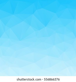 Blue Polygonal Mosaic Background, Creative Design Templates