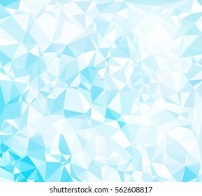 Blue Polygonal Mosaic Background, Creative Design Templates