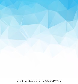 Blue Polygonal Mosaic Background, Creative Design Templates