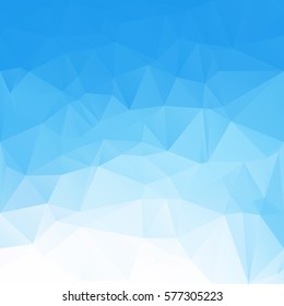 Blue Polygonal Mosaic Background, Creative Design Templates