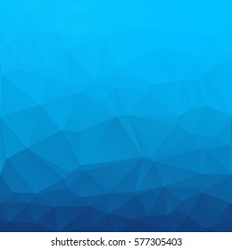 Blue Polygonal Mosaic Background, Creative Design Templates