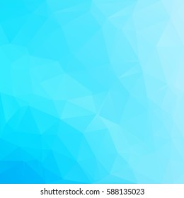 Blue Polygonal Mosaic Background, Creative Design Templates