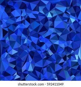 Blue Polygonal Mosaic Background, Creative Design Templates