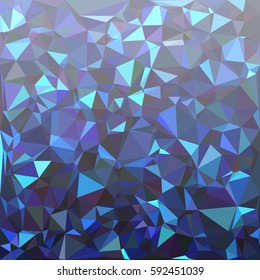 Blue Polygonal Mosaic Background, Creative Design Templates