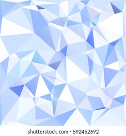 Blue Polygonal Mosaic Background, Creative Design Templates